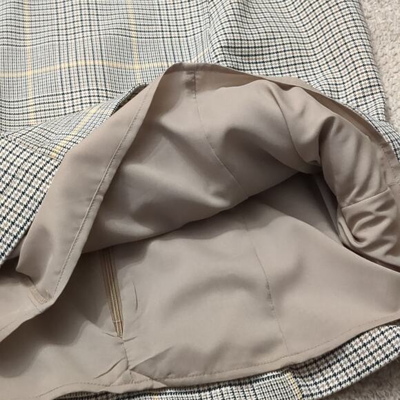 NWT Ann Taylor Petite Women's The Belted Top in Double Glen Check Size 16P - Picture 8 of 9